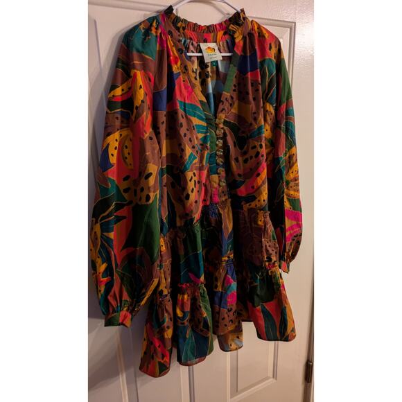 FARM Rio Multicolor Tropical Mini Dress - Picture 2 of 11